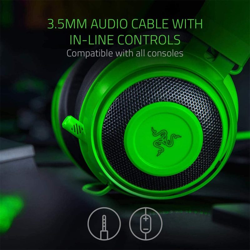 هدست گیمینگ – Razer Kraken Green 7