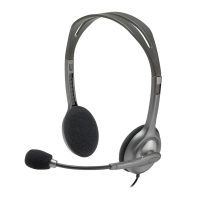 هدفون باسیم لاجیتک مدل H111 - مشکی, گارانتی شرکتی