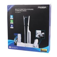 پایه چند منظوره PS5/PS5 SLIM دابی مدل TP5-3532B فست شارژر - گارانتی اصالت و سلامت فیزیکی, سفید