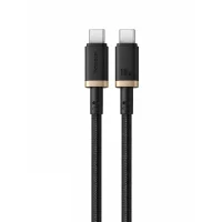 کابل تبدیل 100وات USB-C به USB-C باسئوس مدل Dura Series - مشکی, 6 ماه گارانتی شرکتی