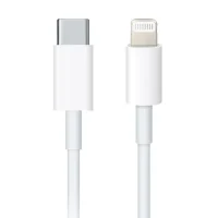 کابل تبدیل USB-C به Lightening اپل طول 1 متر - سفید, گارانتی اصالت و سلامت فیزیکی