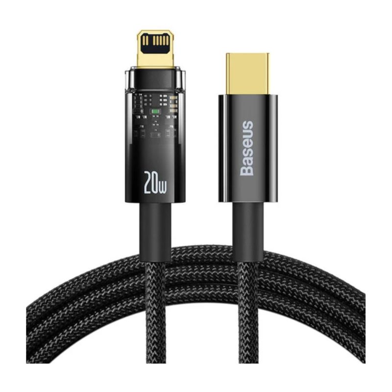 کابل تبدیل USB-C به Lightning باسئوس مدل Explorer Series 2