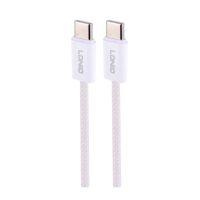 کابل تبدیل USB-C به USB-C الدینیو مدل LC901C 20CM - سفید, گارانتی اصالت و سلامت فیزیکی