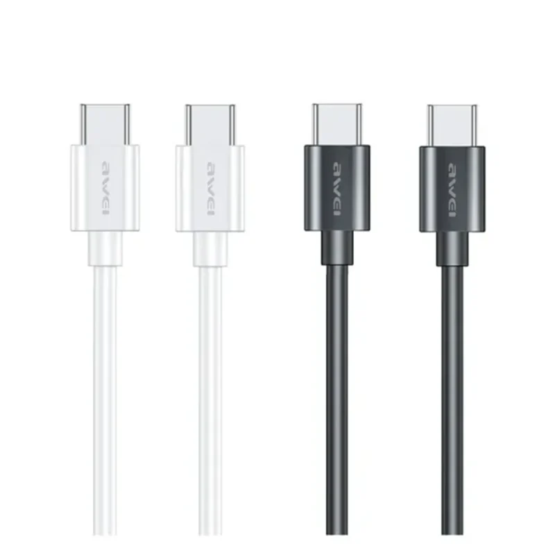 کابل تبدیل USB-C به USB-C اوی فست شارژ مدل CL-165T 60W 2