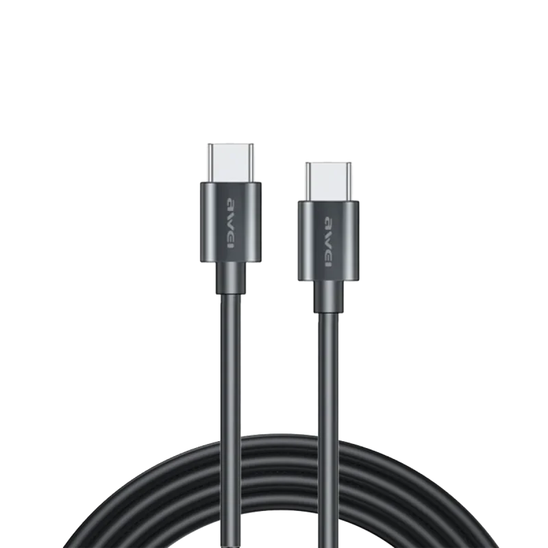 کابل تبدیل USB-C به USB-C اوی فست شارژ مدل CL-165T 60W - مشکی, گارانتی اصالت و سلامت فیزیکی