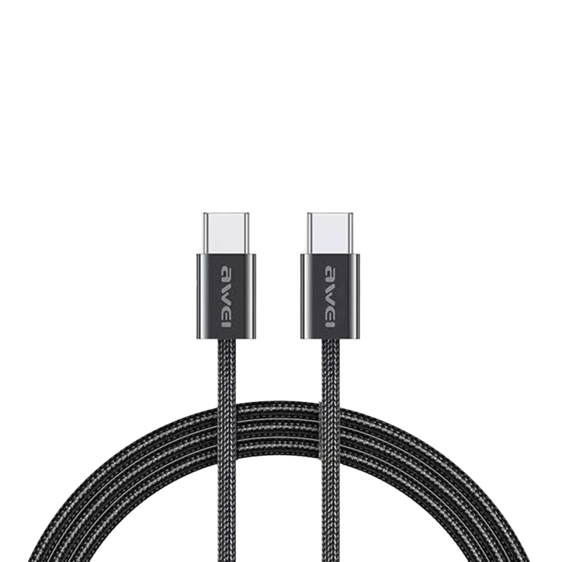 کابل تبدیل USB-C به USB-C اوی فست شارژ مدل CL-219T 60W - مشکی, گارانتی اصالت و سلامت فیزیکی