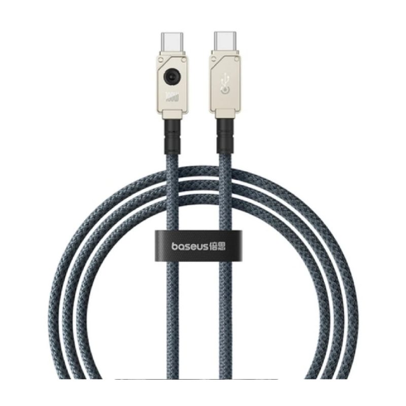 کابل تبدیل USB-C به USB-C باسئوس مدل Aramid Fiber Braiding 100W 2