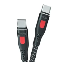 کابل تبدیل USB-C به USB-C سی بای مدل K3-PD طول 1 متر - مشکی, 6 ماه گارانتی سی بای