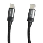 کابل تبدیل USB-C به USB-C سی بای مدل K3PD-Mag طول 1 متر - مشکی, 6 ماه گارانتی سی بای