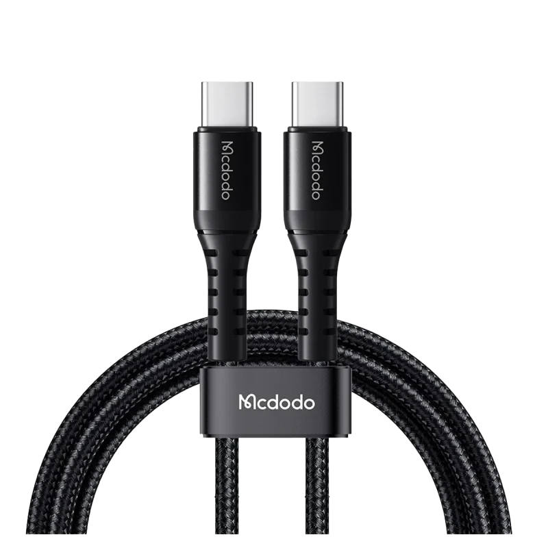 کابل تبدیل USB-C به USB-C مک دودو 60 وات مدل CA-5641 - مشکی, گارانتی اصالت و سلامت فیزیکی
