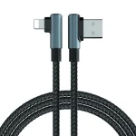 کابل تبدیل USB به Lightening سی بای مدل k2-i طول 1 متر - مشکی, 6 ماه گارانتی سی بای