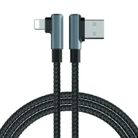 کابل تبدیل USB به Lightening سی بای مدل k2-i طول 1 متر - مشکی, 6 ماه گارانتی سی بای