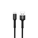 کابل تبدیل USB به Micro USB ارلدام فست شارژ مدل EC-182C - مشکی, گارانتی اصالت و سلامت فیزیکی