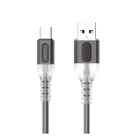 کابل تبدیل USB به USB-C ارلدام فست شارژ مدل EC-192C - خاکستری, گارانتی اصالت و سلامت فیزیکی