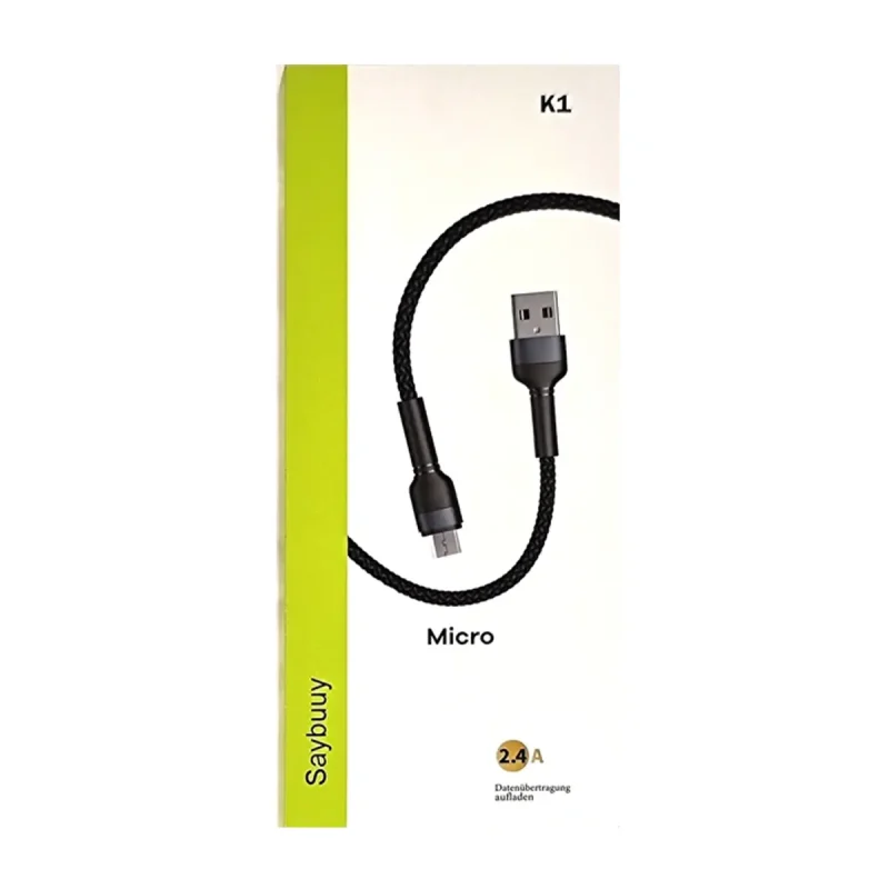 کابل تبدیل USB به microUSB سی بای مدل K1 طول 1 متر 2