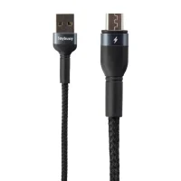 کابل تبدیل USB به microUSB سی بای مدل K1 طول 1 متر - مشکی, 6 ماه گارانتی سی بای
