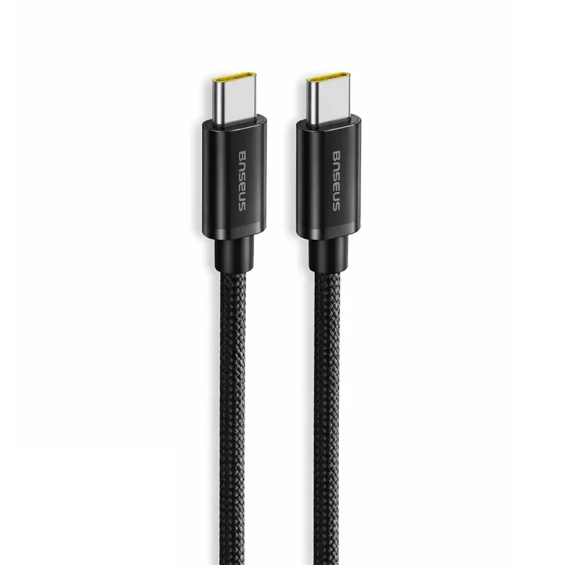 کابل سوپر فست شارژ Type-C باسئوس مدل DYNAMIC 4-100W-1M - مشکی, 6 ماه گارانتی شرکتی
