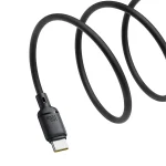 کابل سوپر فست شارژ USB به Type-C باسئوس مدل Silky100w-1M 3