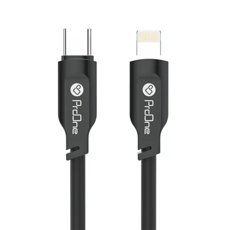 کابل شارژ 27 وات Lightning به Type-C پرووان مدل PCC143 - سفید, ۱۲ ماه گارانتی شرکتی کابل شارژ 27 وات Lightning به Type-C پرووان مدل PCC143 - سفید, ۱۲ ماه گارانتی شرکتی