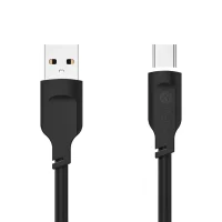 کابل شارژ USB-A به Type-C پرووان مدل PCC144 - مشکی, ۱۲ ماه گارانتی شرکتی