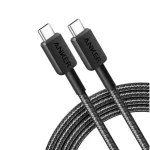 کابل شارژ USB-C به USB-C انکر مدل A81D6 - مشکی, 6 ماه گارانتی شرکتی