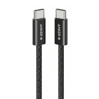 کابل شارژ USB-C به USB-C انکر مدل Zolo A8060 - مشکی, ۱۸ ماه گارانتی شرکتی