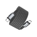 کابل شارژ USB-C به USB-C پرووان مدل PCC104 - خاکستری, ۱۲ ماه گارانتی شرکتی