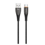 کابل شارژ USB به USB-C توتو مدل CB-17-T - مشکی, 6 ماه گارانتی شرکتی