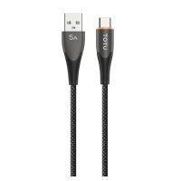 کابل شارژ USB به USB-C توتو مدل CB-17-T - مشکی, 6 ماه گارانتی شرکتی