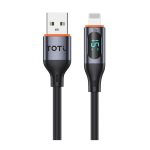 کابل شارژ USB به USB-C توتو مدل CB-7-T - مشکی, 6 ماه گارانتی شرکتی