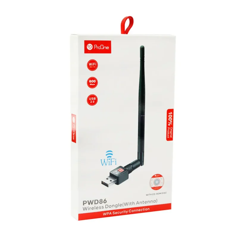 کارت شبکه بی سیم USB پرووان مدل PWD86 5