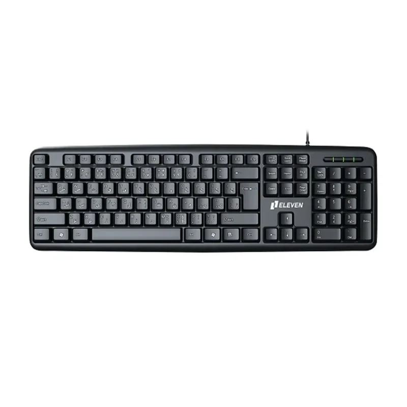 کیبورد با سیم الون مدل K500 - مشکی, گارانتی شرکتی