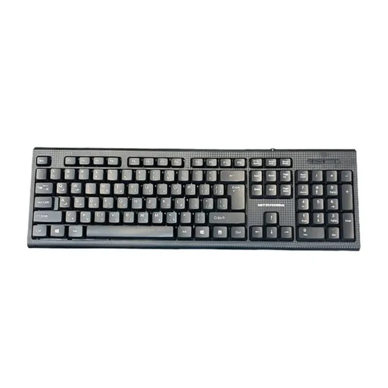 کیبورد با سیم میتسوشیدا مدل KC-119 - مشکی, گارانتی اصالت و سلامت فیزیکی