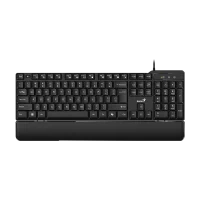 کیبورد باسیم جنیوس مدل KB-100XP - ۱۸ ماه گارانتی شرکتی, مشکی