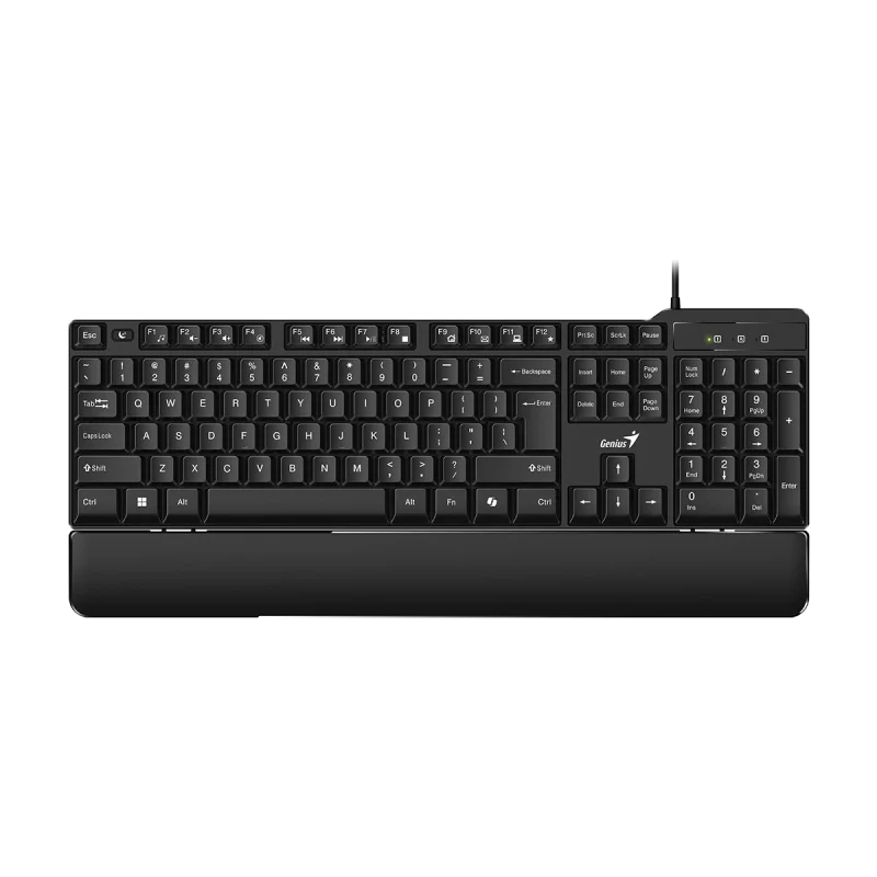 کیبورد باسیم جنیوس مدل KB-100XP - ۱۸ ماه گارانتی شرکتی, مشکی