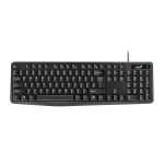 کیبورد باسیم جنیوس مدل KB-117 - مشکی, ۱۸ ماه گارانتی شرکتی