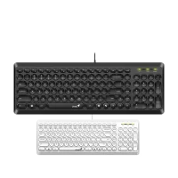 کیبورد باسیم جنیوس مدل SlimStar Q200 - ۱۸ ماه گارانتی شرکتی, مشکی