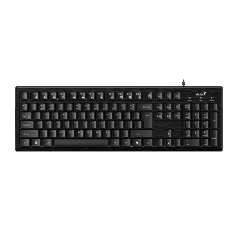 کیبورد باسیم جنیوس مدل Smart KB-101 - ۱۸ ماه گارانتی شرکتی, مشکی