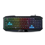 کیبورد باسیم جنیوس گیمینگ مدل Scorpion K215 - مشکی, ۱۸ ماه گارانتی شرکتی