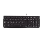 کیبورد باسیم لاجیتک مدل K120 - مشکی, 18 ماه گارانتی اصلی