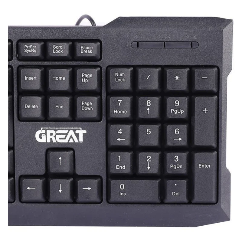 کیبورد باسیم گریت مدل GR-1010 3