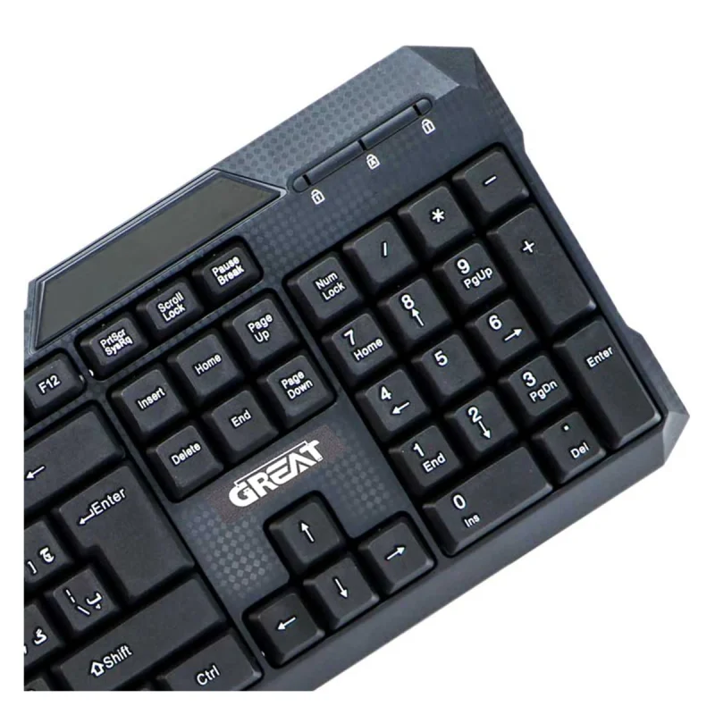 کیبورد باسیم گریت مدل GR-1020 4