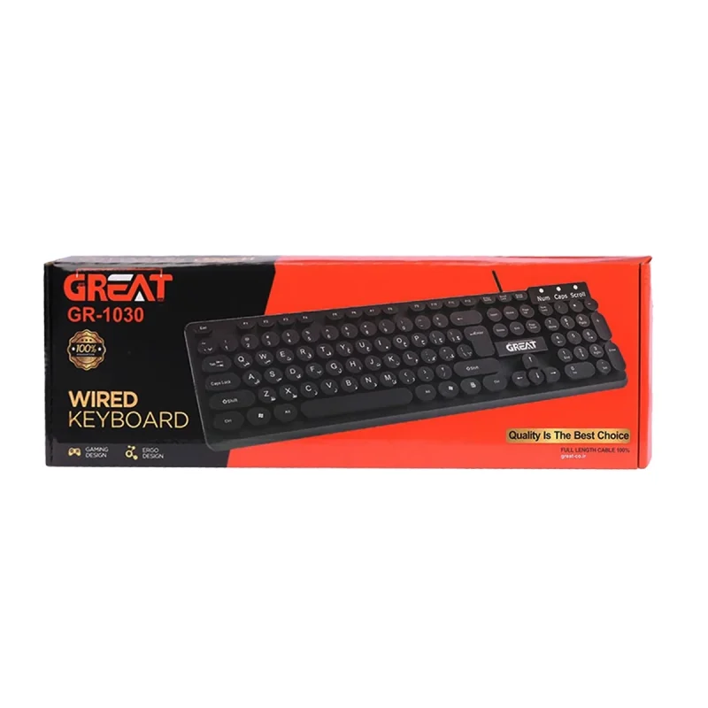 کیبورد باسیم گریت مدل GR-1030 6