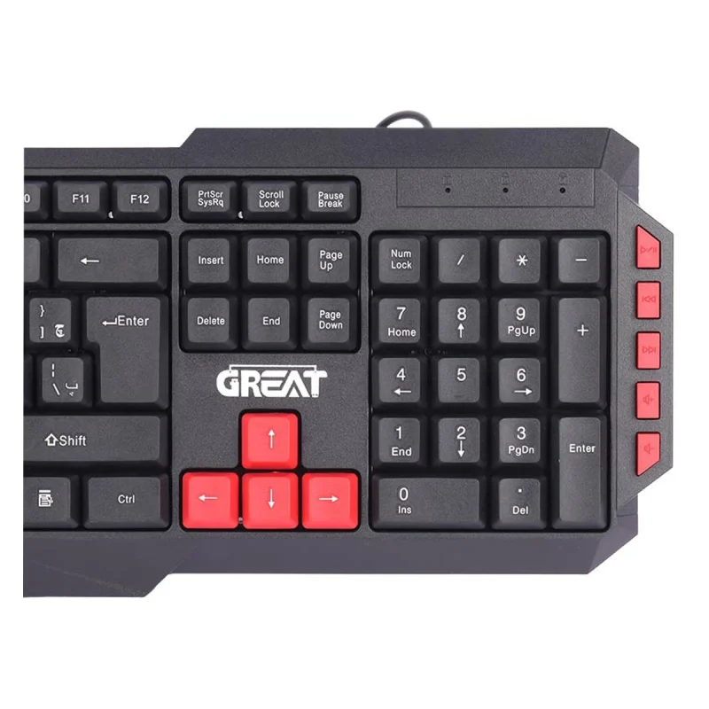 کیبورد باسیم گریت مدل GR-3300 3