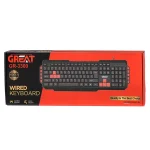 کیبورد باسیم گریت مدل GR-3300 6