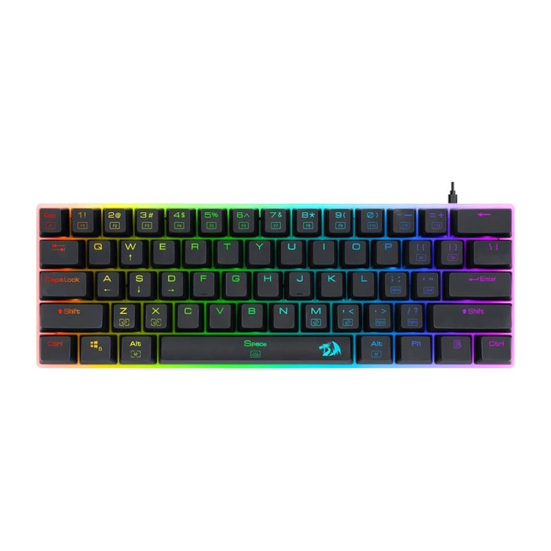 کیبورد باسیم گیمینگ ردراگون مدل Alien K605 - مشکی, گارانتی اصلی