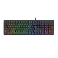 کیبورد باسیم گیمینگ ردراگون مدل K521 RGB - مشکی