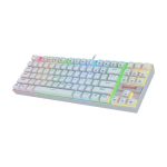 کیبورد باسیم گیمینگ ردراگون مدل KUMARA K552 RGB White 2