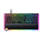 کیبورد باسیم گیمینگ ریزر مدل BlackWidow V4 Pro Yellow SW - مشکی, گارانتی شرکتی