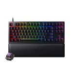کیبورد باسیم گیمینگ ریزر مدل Huntsman V2 Tenkeyless Purple SW - مشکی, گارانتی شرکتی